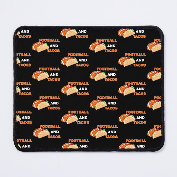 Item preview,  American football and tacos lover gift, text, football and mexican food, sports and food, taco pattern designed and sold by SGS-.