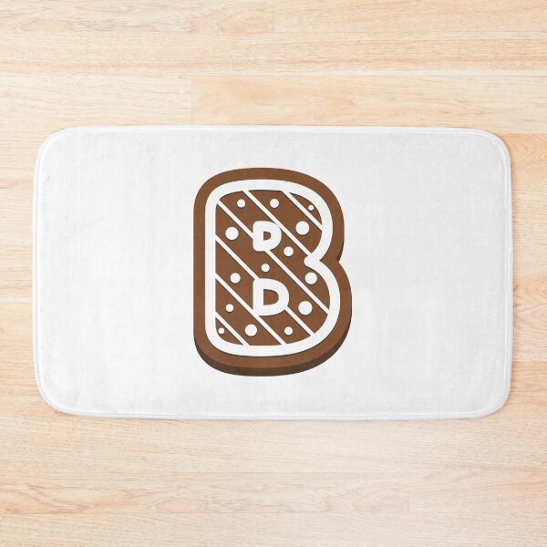 Artikelvorschau, Lebkuchen Buchstabe B Weihnachtsmonogramm Winterferien Initial B entworfen und verkauft von KateBilous.
