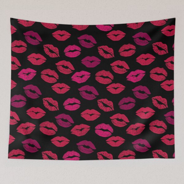 Item preview, Pink Lipstick Stain Pattern designed and sold by thelustrous.