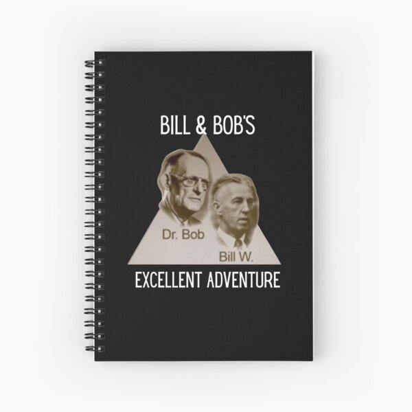 Vista previa del artículo con la obra «Regalo de sobriedad - La excelente aventura de Bill & Bob - Sobriedad, recuperación de adicciones, regalo de aniversario de sobriedad», diseñado y vendido por SoberJen.