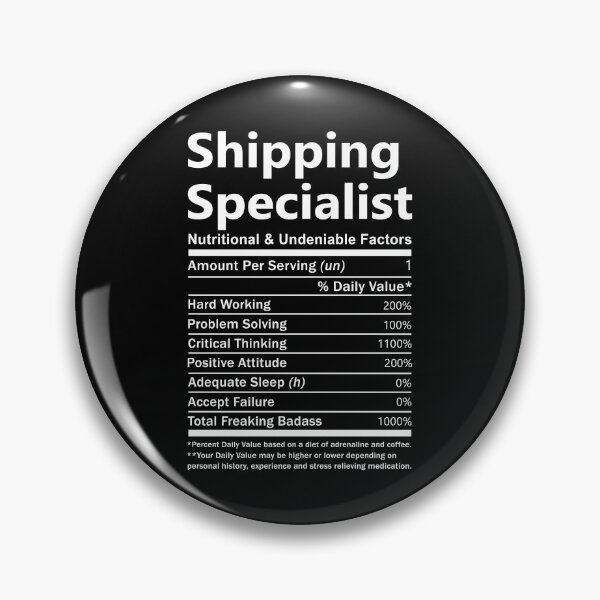 Item preview, Shipping Specialist T Shirt - Nutritional and Undeniable Factors Gift Item Tee designed and sold by oslandefren.