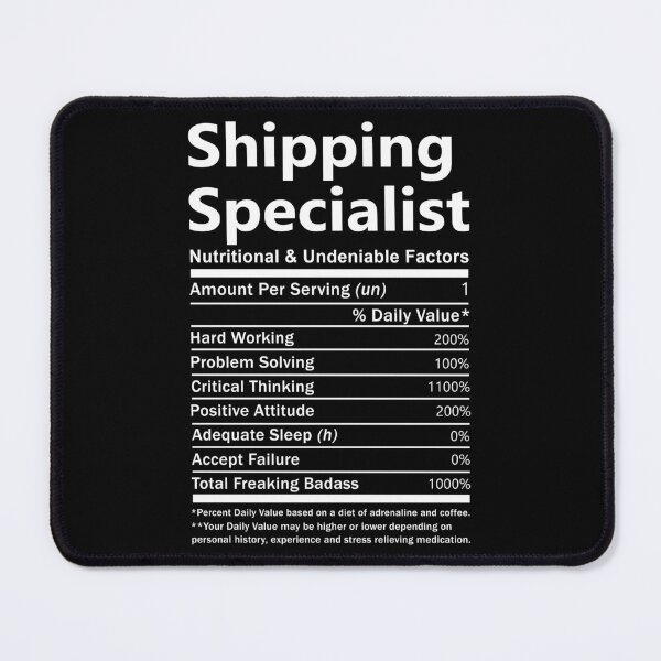 Item preview, Shipping Specialist T Shirt - Nutritional and Undeniable Factors Gift Item Tee designed and sold by oslandefren.