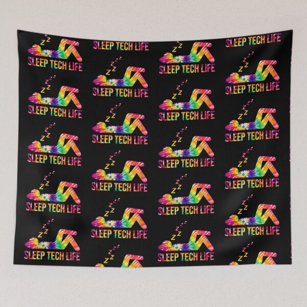 Item preview, Sleep Tech Life Tie dye designed and sold by Sleepygirl2010.