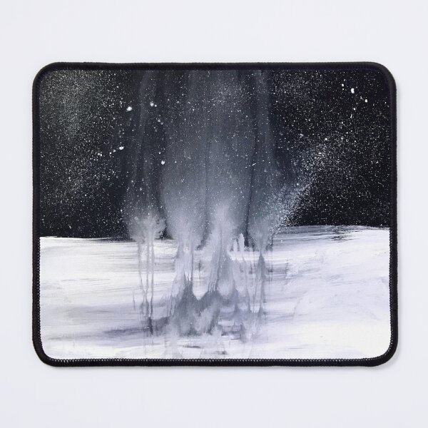 Item preview, Nighttime Snow Abstract Painting designed and sold by TheRealSRFinch.