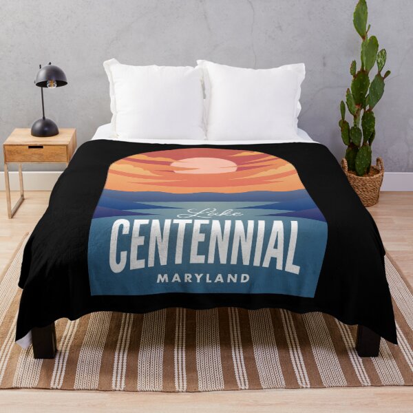 Item preview, Lake Centennial MD Retro Sunset designed and sold by HalpinDesign.
