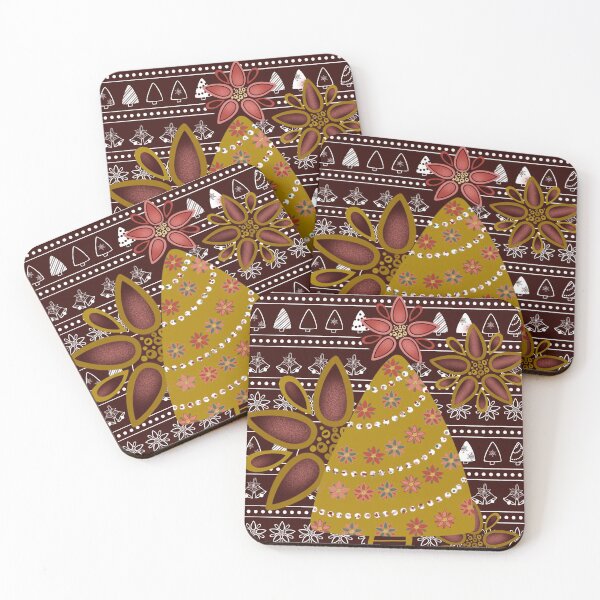 Item preview, Ugly Christmas Sweater -Tree-Gold designed and sold by Walker Colors.