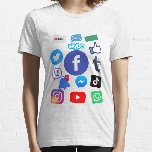 Social Media Icon Dissing Essential T-Shirt