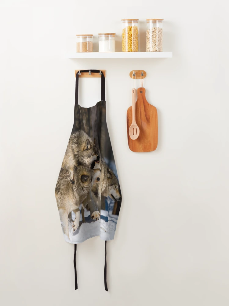 Thumbnail 4 of 6, Apron, Timber Wolves designed and sold by WolvesOnly.