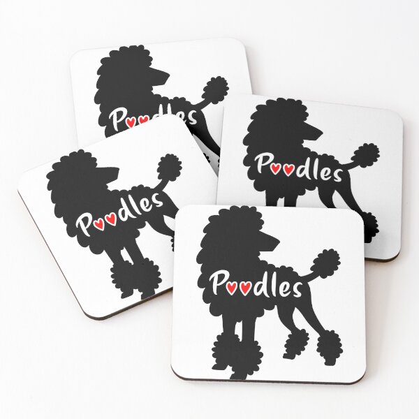 Item preview, Poodles Hearts designed and sold by OneCraftyLady.