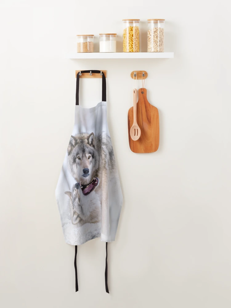 Thumbnail 4 of 6, Apron, Timber Wolves designed and sold by WolvesOnly.