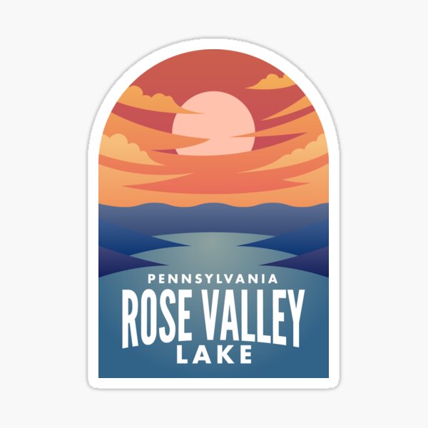 Item preview, Lake Rose Valley PA Retro Sunset designed and sold by HalpinDesign.