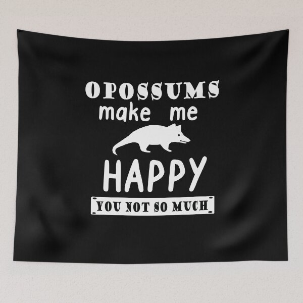 Item preview, Happy Opossum Motif Trash Eating Fan Gift designed and sold by TobiasFreimuth.