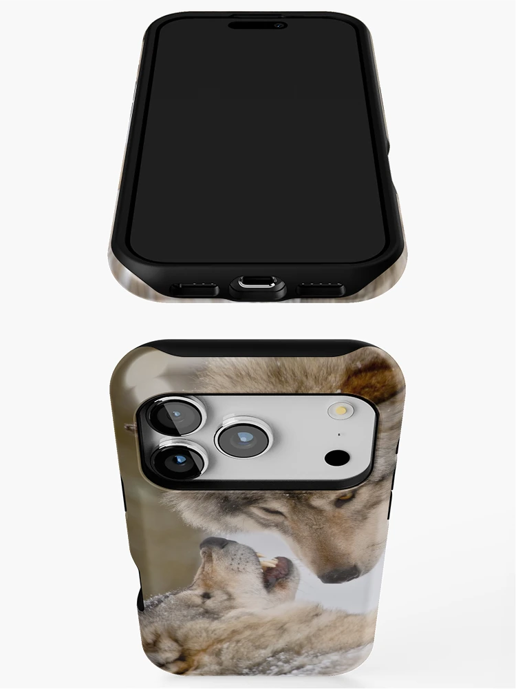 Thumbnail 3 of 4, iPhone Case, Timber Wolves designed and sold by WolvesOnly.