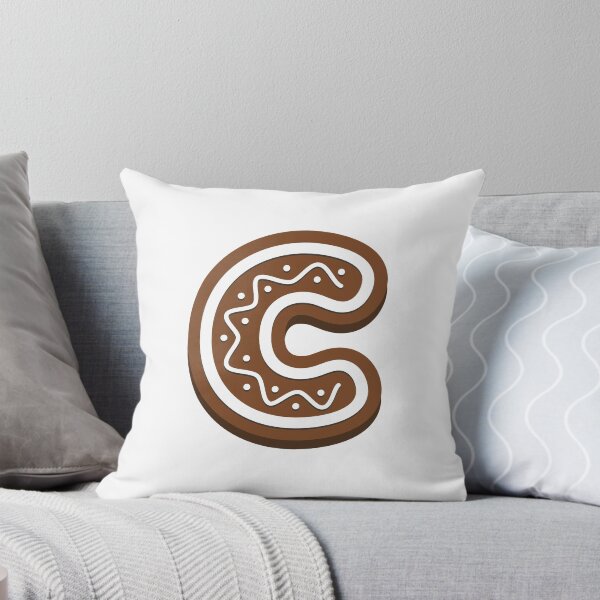 Item preview, Gingerbread letter C Christmas monogram Winter Holidays initial C designed and sold by KateBilous.