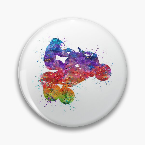 Artikelvorschau, Vierrad-Reitender Junge Aquarell Silhouette entworfen und verkauft von LotusGifts.