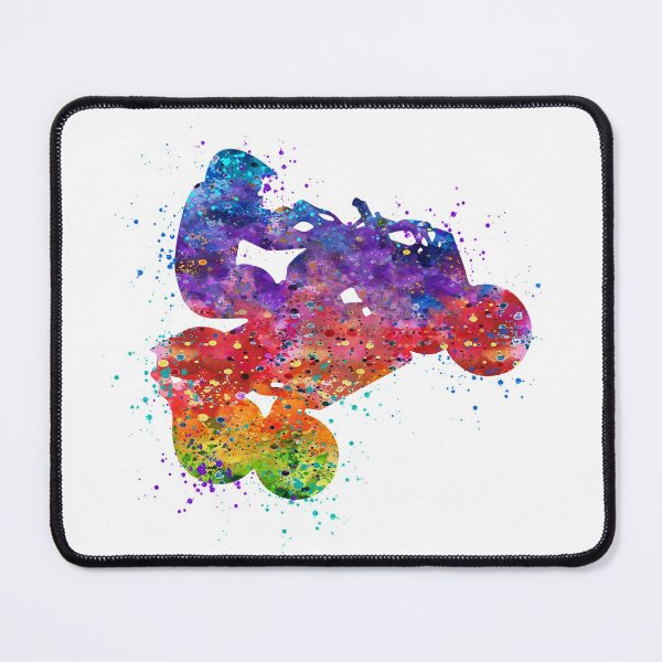 Item preview, Four Wheeler Riding Boy Watercolor Silhouette designed and sold by LotusGifts.