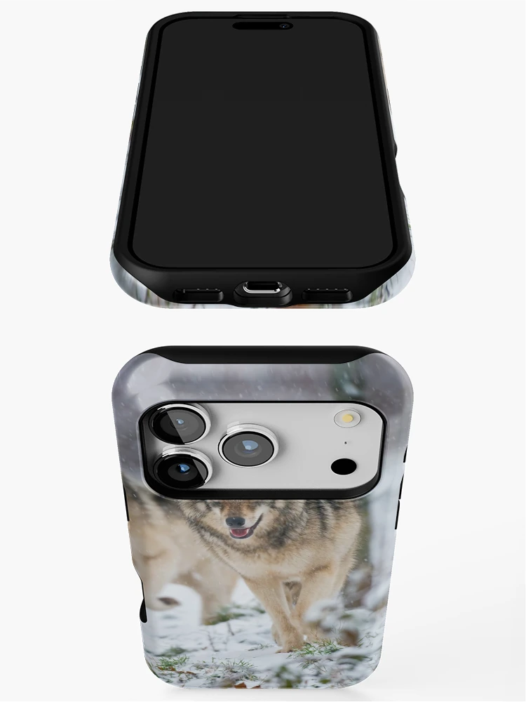 Thumbnail 3 of 4, iPhone Case, Timber Wolves designed and sold by WolvesOnly.