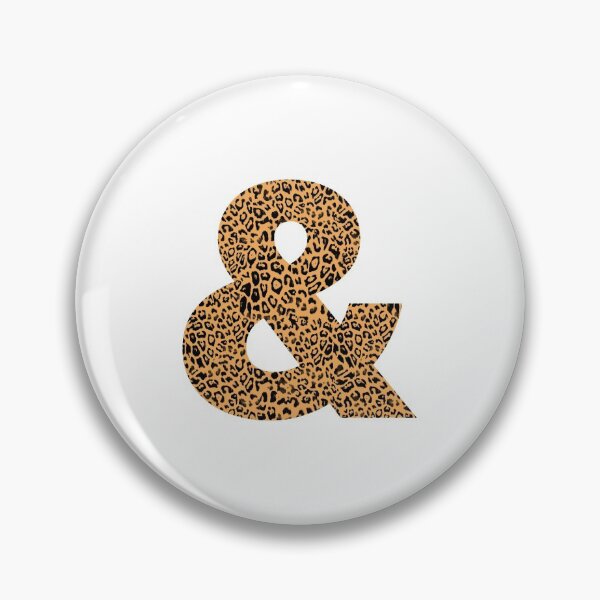Item preview, Haute Leopard Ampersand With Classic Leopard Print designed and sold by HauteLeopard.