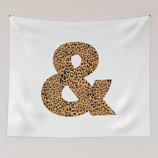 Item preview, Haute Leopard Ampersand With Classic Leopard Print designed and sold by HauteLeopard.