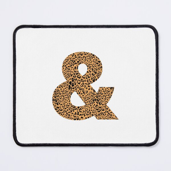 Item preview, Haute Leopard Ampersand With Classic Leopard Print designed and sold by HauteLeopard.