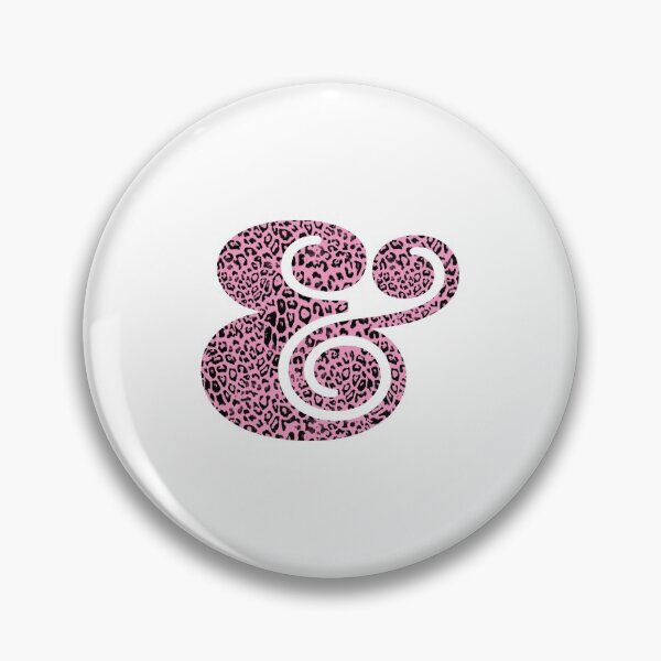 Item preview, Haute Leopard Stylish Ampersand With Pink Leopard Print designed and sold by HauteLeopard.