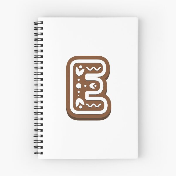 Artikelvorschau, Lebkuchen Buchstabe E Weihnachtsmonogramm Winterferien Initial E entworfen und verkauft von KateBilous.