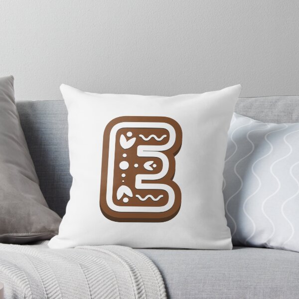 Artikelvorschau, Lebkuchen Buchstabe E Weihnachtsmonogramm Winterferien Initial E entworfen und verkauft von KateBilous.