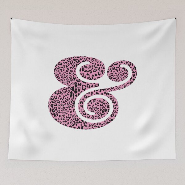 Item preview, Haute Leopard Stylish Ampersand With Pink Leopard Print designed and sold by HauteLeopard.