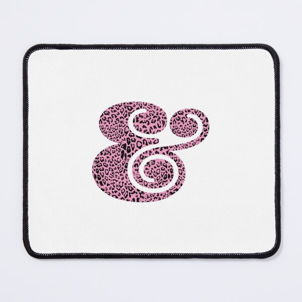 Item preview, Haute Leopard Stylish Ampersand With Pink Leopard Print designed and sold by HauteLeopard.