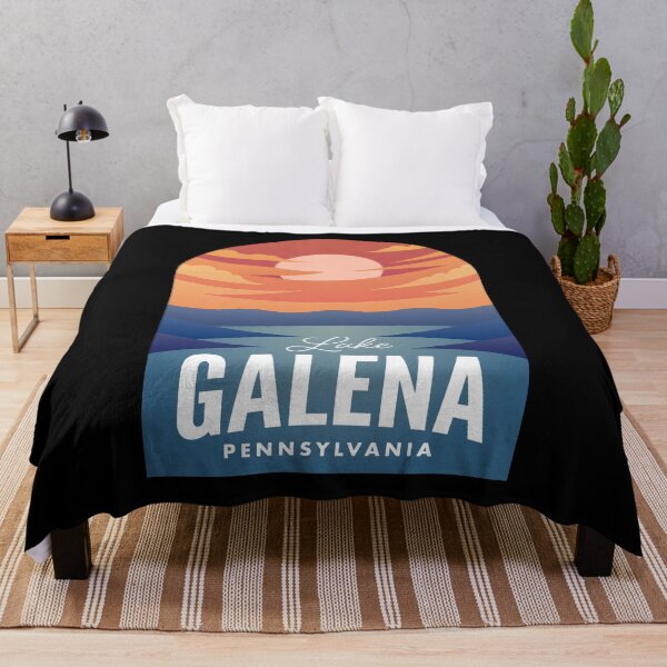 Item preview, Lake Galena PA Retro Sunset designed and sold by HalpinDesign.