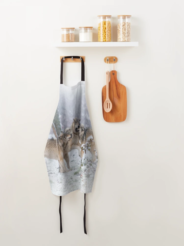Thumbnail 4 of 6, Apron, Timber Wolves designed and sold by WolvesOnly.