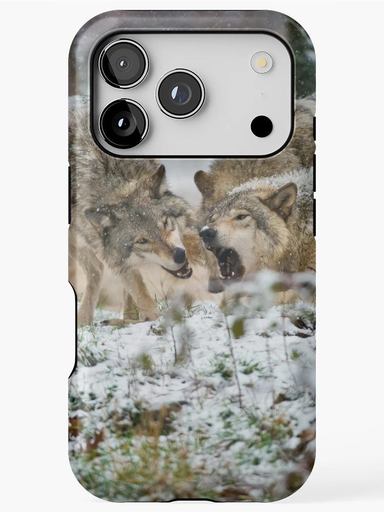 Thumbnail 1 of 4, iPhone Case, Timber Wolves designed and sold by WolvesOnly.
