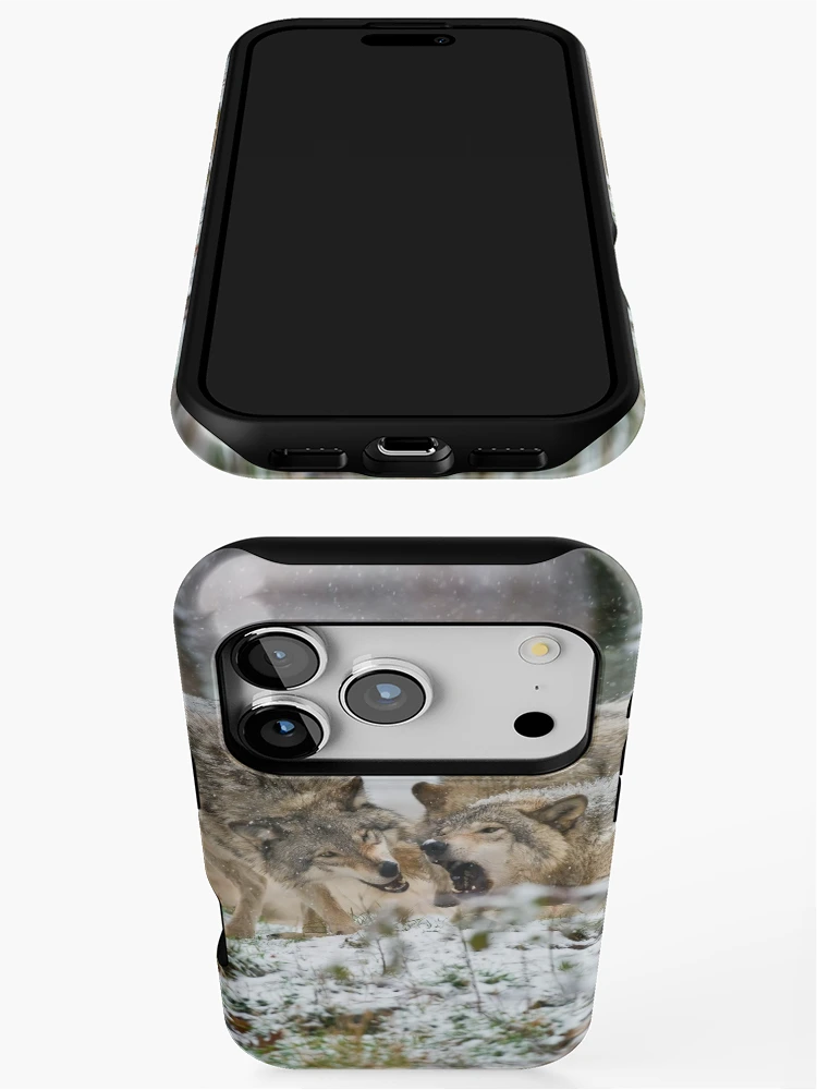 Thumbnail 3 of 4, iPhone Case, Timber Wolves designed and sold by WolvesOnly.