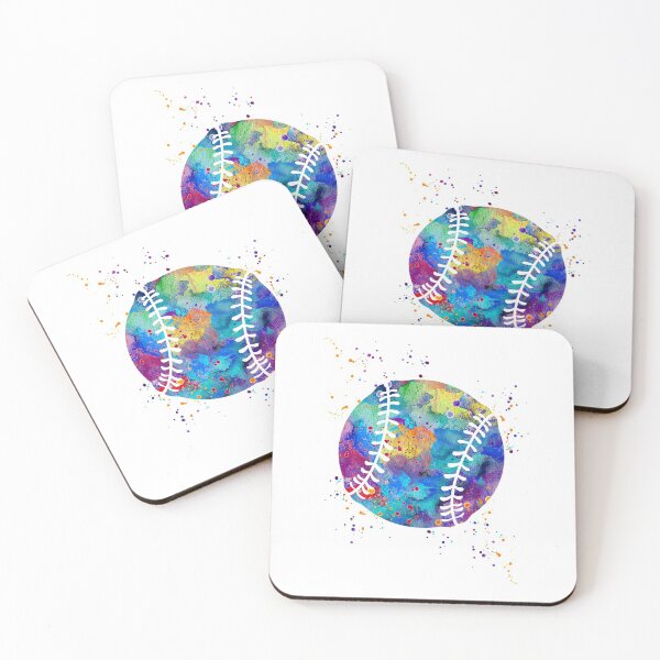 Item preview, Baseball Ball Sports Watercolor designed and sold by LotusGifts.