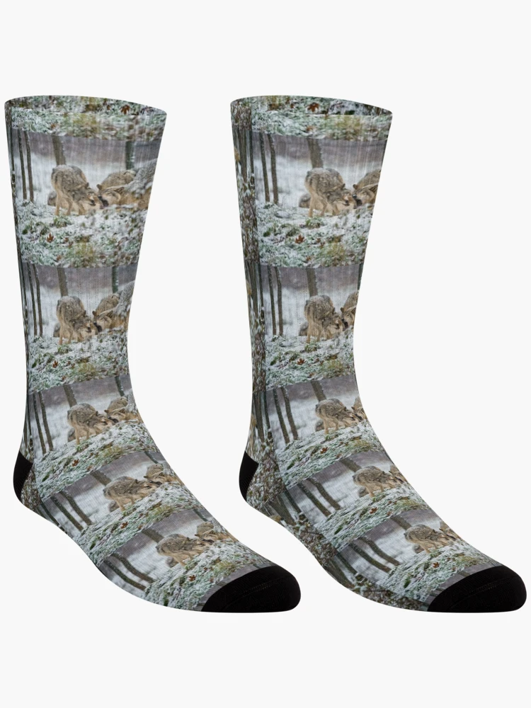 Thumbnail 3 of 5, Socks, Timber Wolves designed and sold by WolvesOnly.