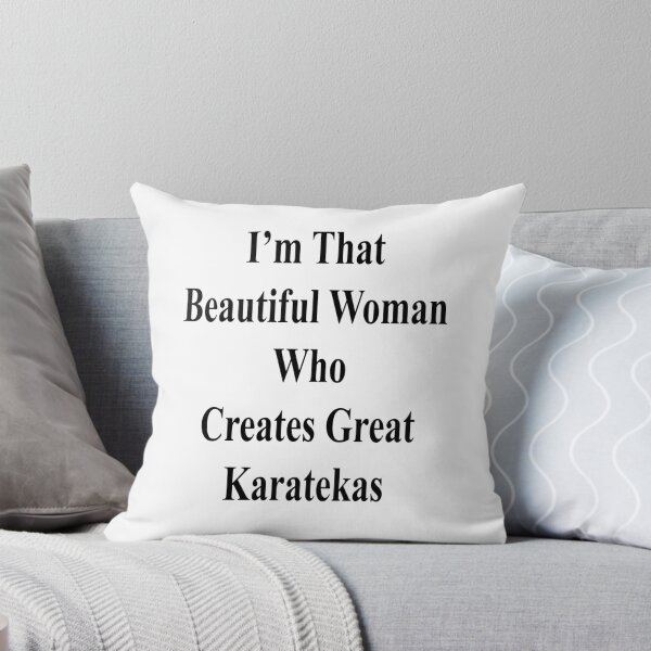 Item preview, Soy esa bella mujer que crea grandes karatekas designed and sold by supernova23.