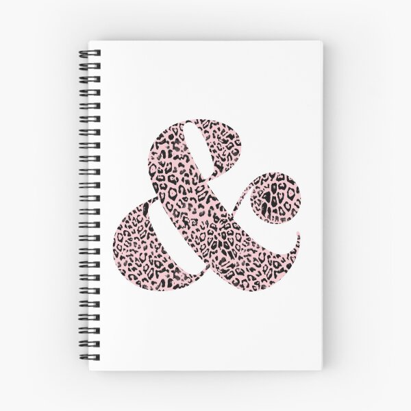 Item preview, Haute Leopard Stylish Ampersand With Millennial Pink Leopard Print designed and sold by HauteLeopard.
