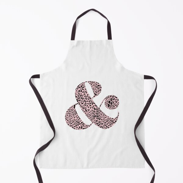 Item preview, Haute Leopard Stylish Ampersand With Millennial Pink Leopard Print designed and sold by HauteLeopard.