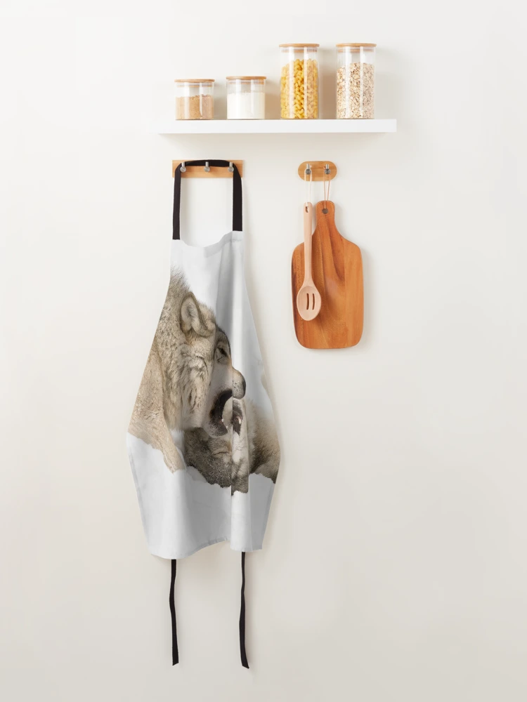 Thumbnail 4 of 6, Apron, Timber Wolves designed and sold by WolvesOnly.
