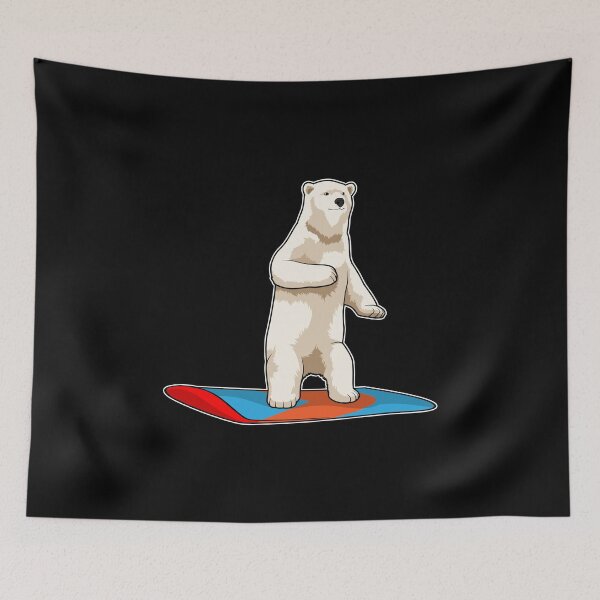Item preview, Polar bear as Snowboarder with Snowboard designed and sold by Snabdesign84.