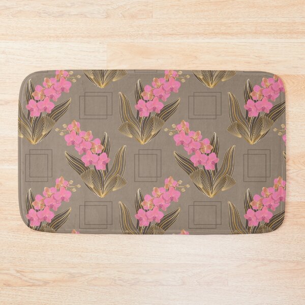 Item preview, Luxury gold line art, blooming orchids. designed and sold by Natalya Alexandrou.