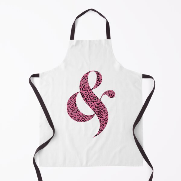 Item preview, Haute Leopard Stylish Ampersand with Hot Pink Leopard Print designed and sold by HauteLeopard.