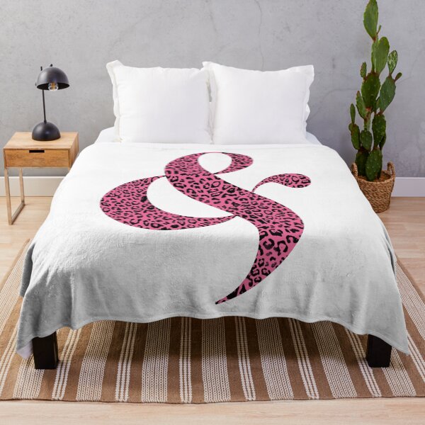 Item preview, Haute Leopard Stylish Ampersand with Hot Pink Leopard Print designed and sold by HauteLeopard.