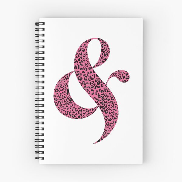 Item preview, Haute Leopard Stylish Ampersand with Hot Pink Leopard Print designed and sold by HauteLeopard.
