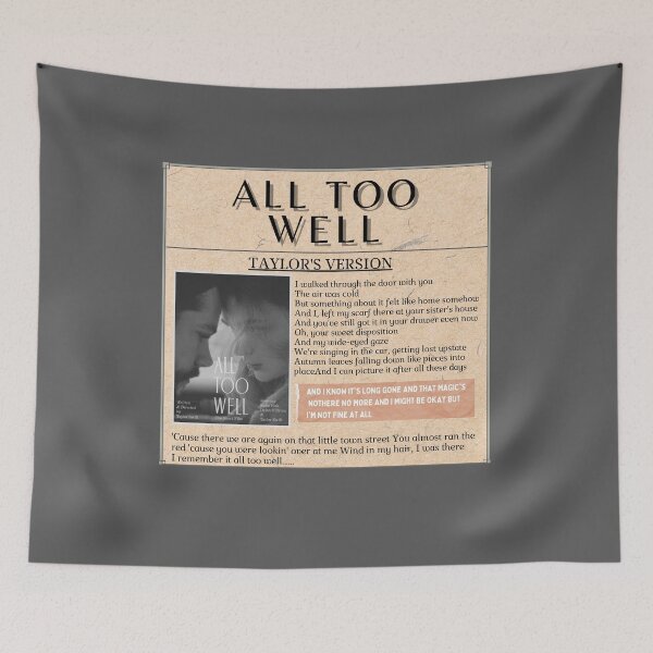 Artikelvorschau, All Too Well – Taylors Version entworfen und verkauft von infazbdeen.
