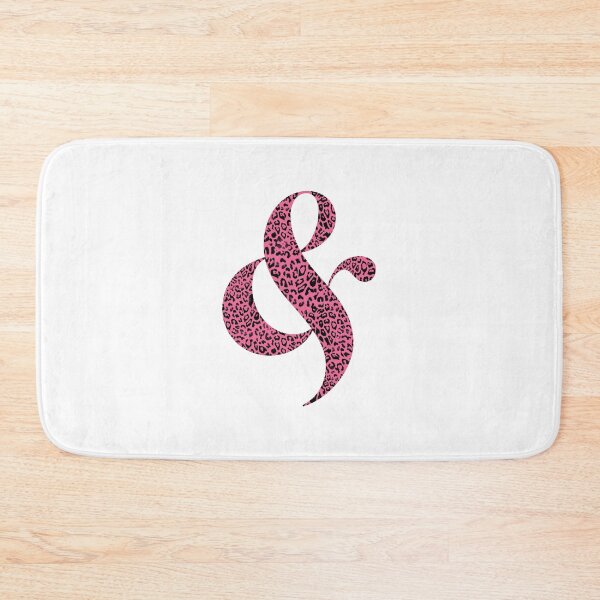 Item preview, Haute Leopard Stylish Ampersand with Hot Pink Leopard Print designed and sold by HauteLeopard.