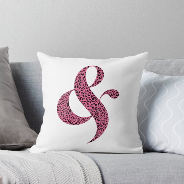 Item preview, Haute Leopard Stylish Ampersand with Hot Pink Leopard Print designed and sold by HauteLeopard.