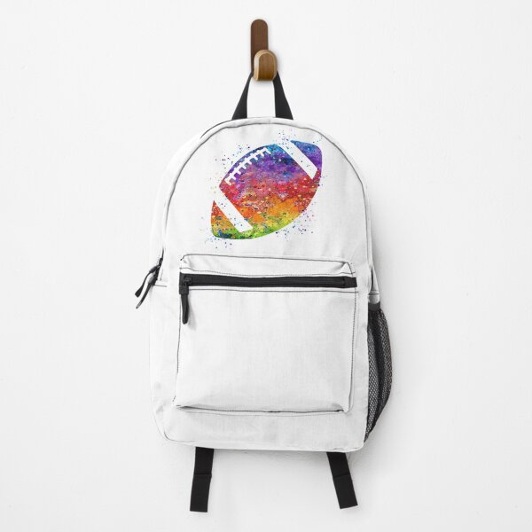 Item preview, American Football Ball Colorful Watercolor designed and sold by LotusGifts.