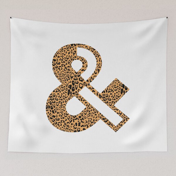 Item preview, Haute Leopard Stylish Ampersand With Rich Leopard Print designed and sold by HauteLeopard.