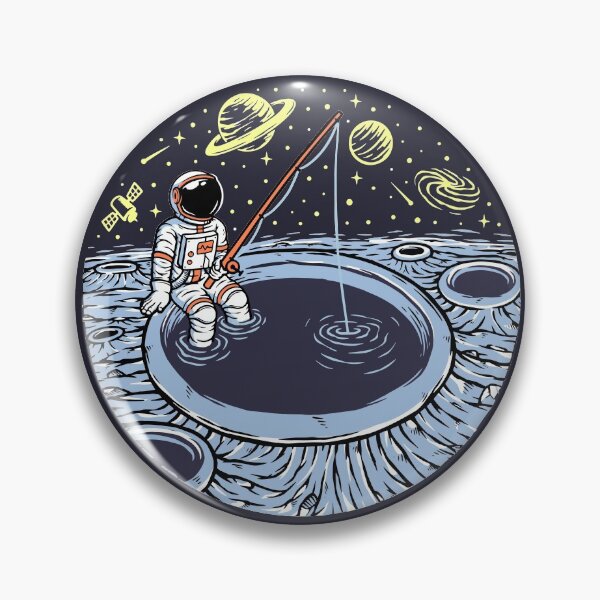Item preview, Astronaut gone fishing  designed and sold by urban-color.